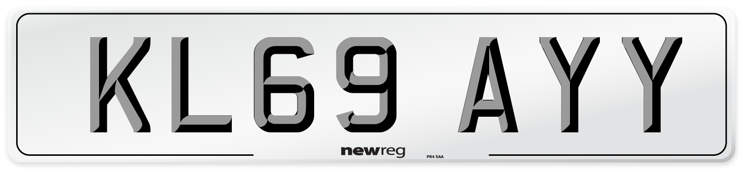 KL69 AYY Number Plate from New Reg